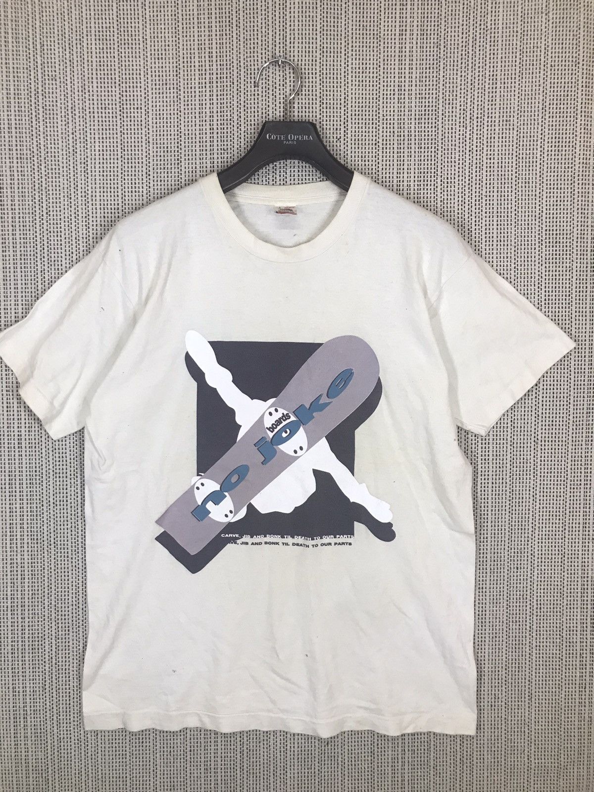 Hook-Ups × Vintage 🔥CRAZY VINTAGE NO JOKE SKATEBOARD TSHIRT 🔥 Size US L / EU 52-54 / 3 - 1 Thumbnail