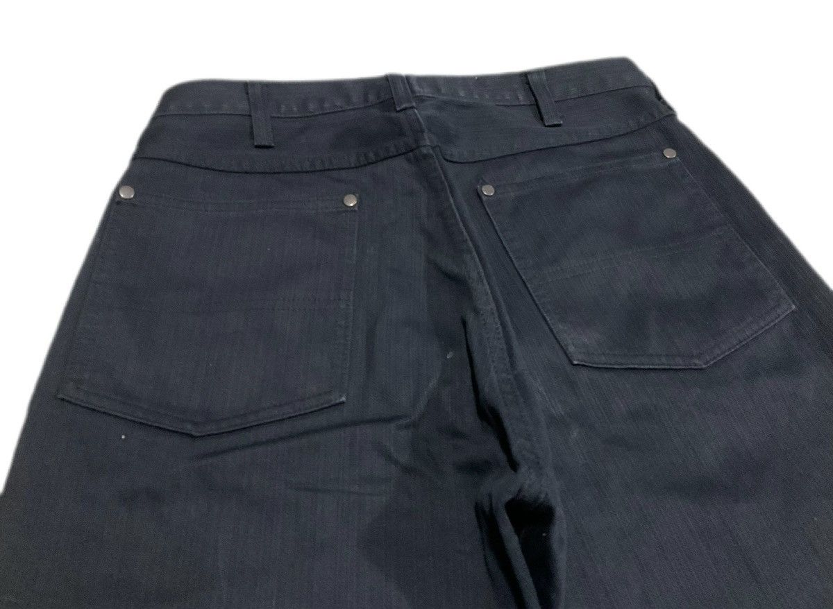Japanese Brand × Needles × Nepenthes 🔥Archived Nepenthes Waxed Black Denim Size US 30 / EU 46 - 6 Thumbnail