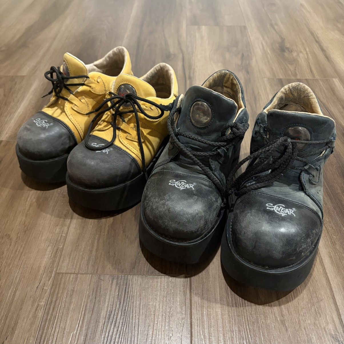 SWEAR London 2000s Yellow Suede Truck 01 Size US 8.5 / EU 41-42 - 8 Thumbnail