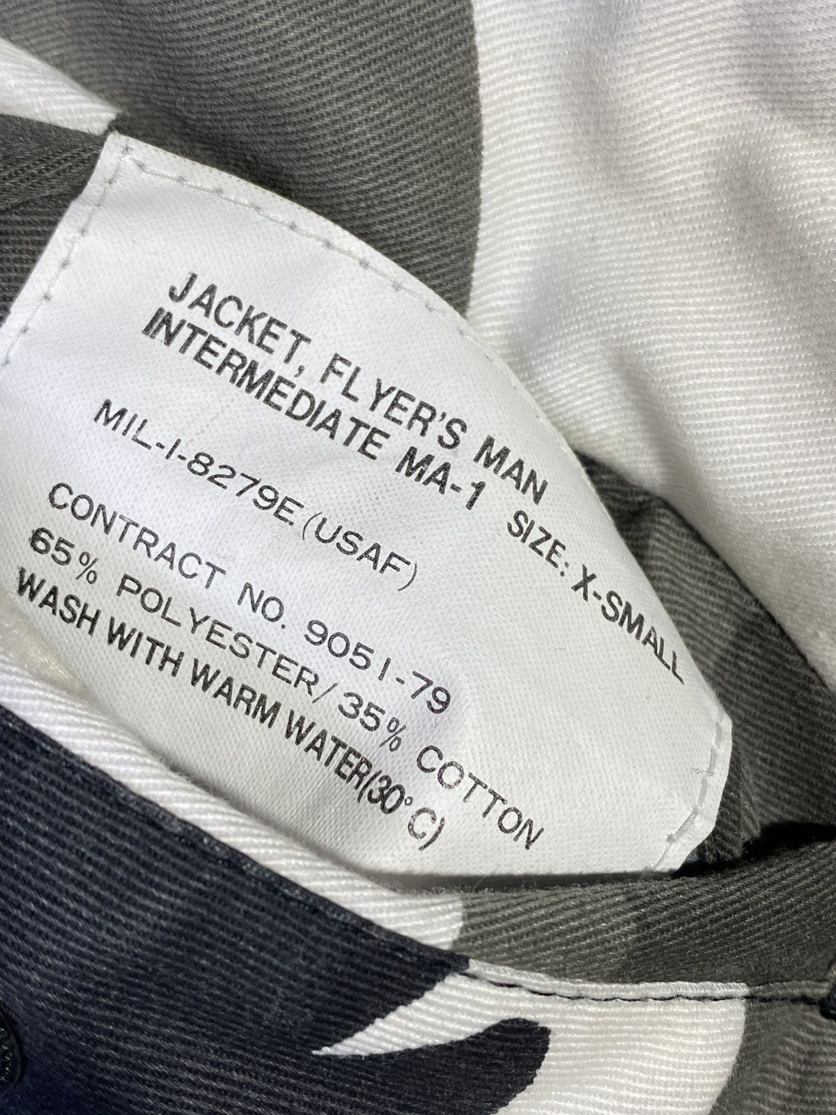 Other Vintage Army USA MA-1 Intermediate Camouflage Bomber Jacket Size US XS / EU 42 / 0 - 13 Thumbnail