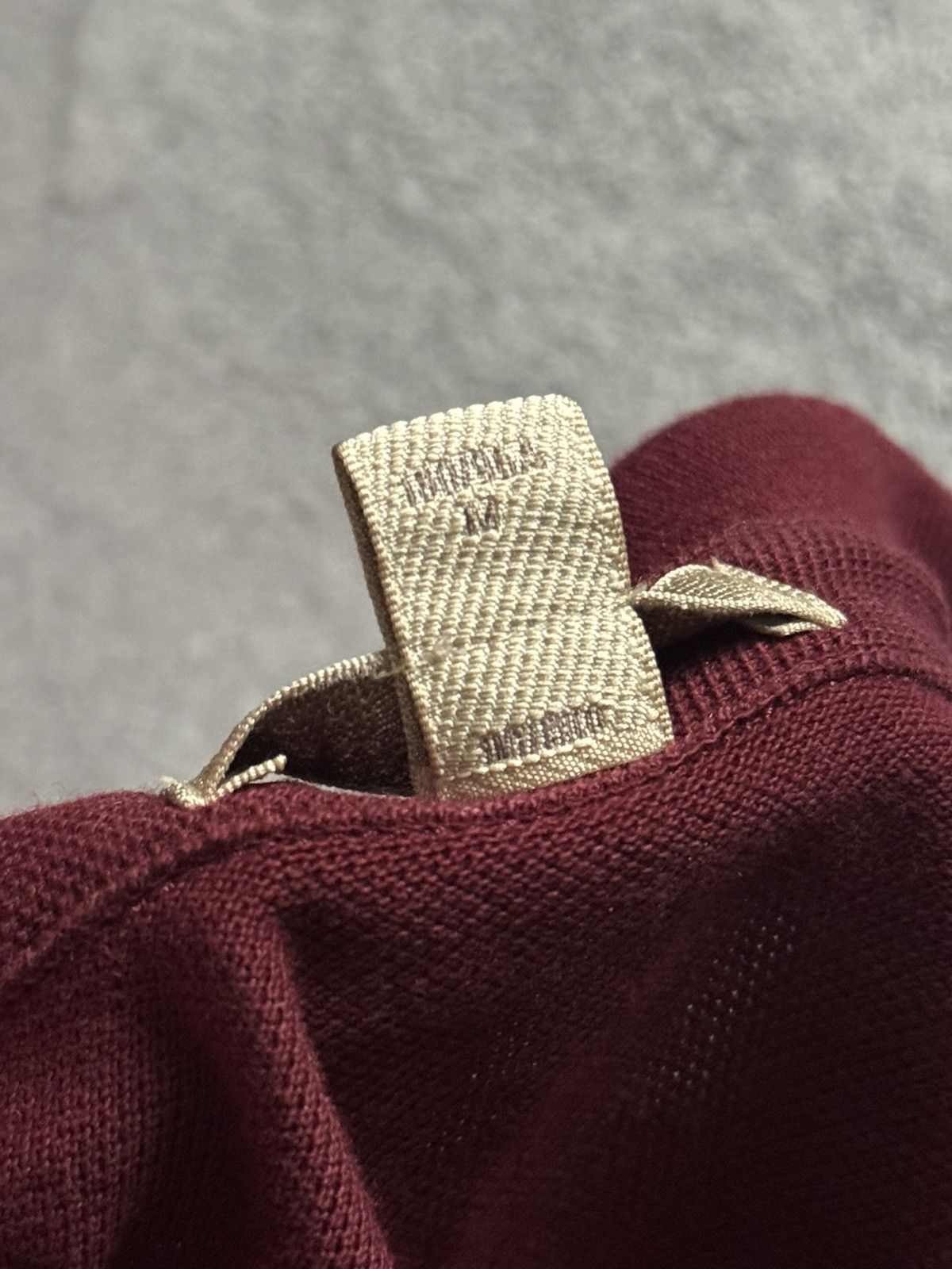 Burberry × Designer Burberry Brit M polo button up tee T-shirt burgundy MAN Size US M / EU 48-50 / 2 - 10 Thumbnail