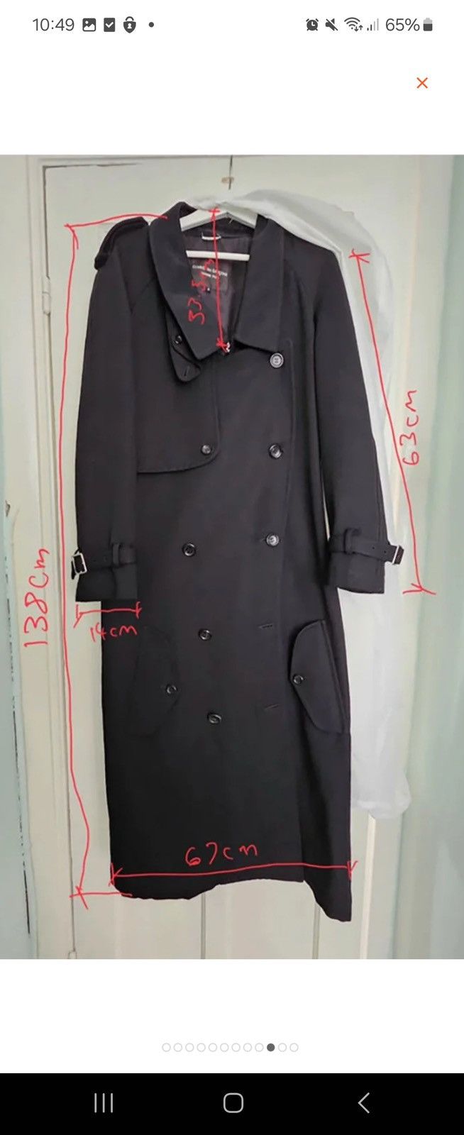 Comme des Garcons × Comme des Garcons Homme Plus Comme des Garcons Homme Plus AD2019 elongated Trench Size US M / EU 48-50 / 2 - 9 Thumbnail