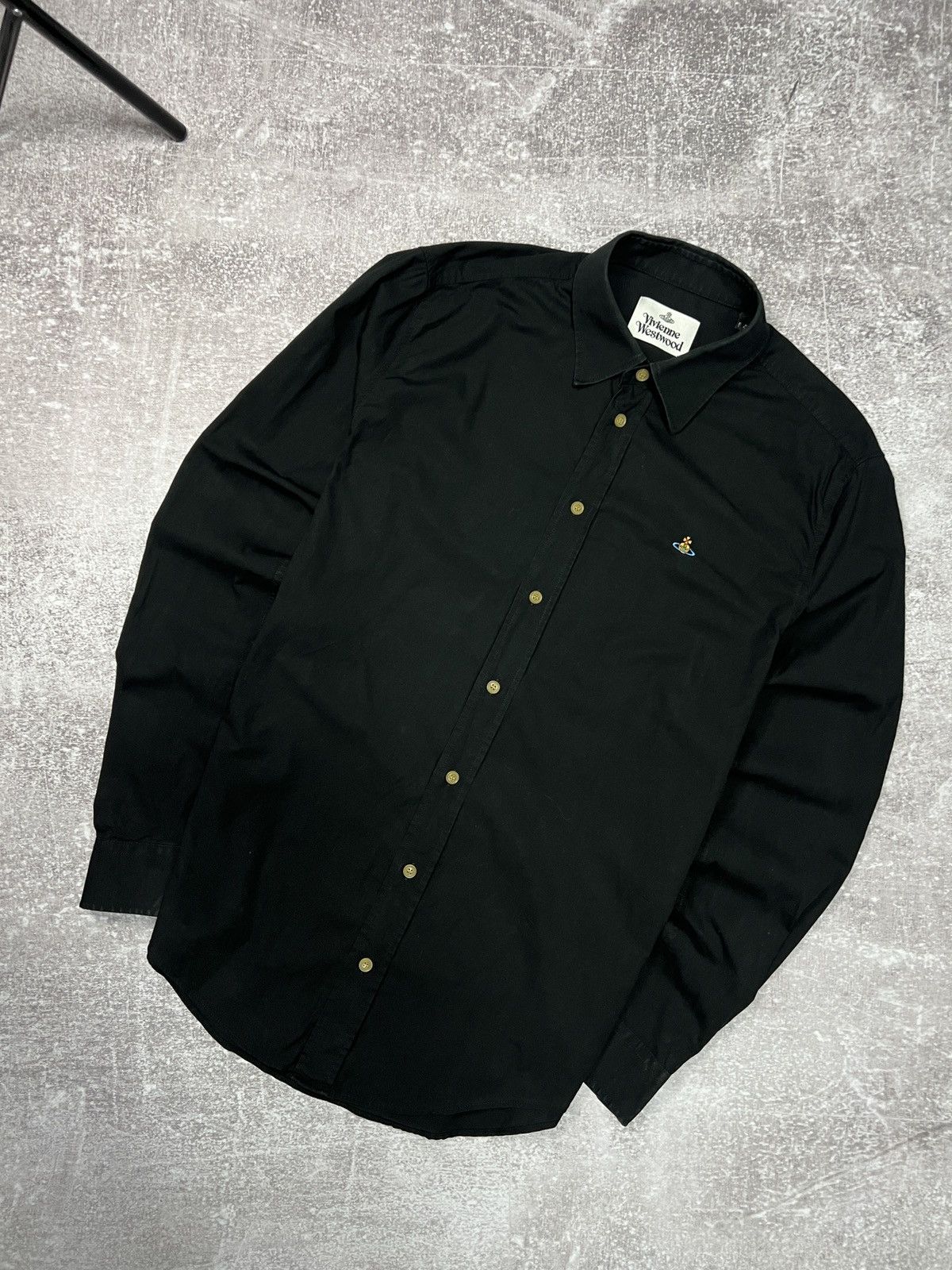 Vivienne Westwood Vintage Vivienne Westwood Shirt Black Size US L / EU 52-54 / 3 - 1 Thumbnail
