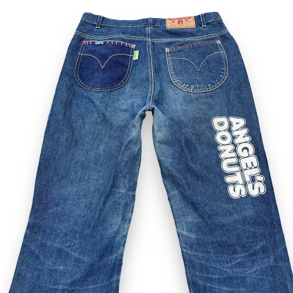 Angel Blue × Hysteric Glamour × Japanese Brand ANGEL BLUE CORDUROY POCKET PATCHWORK DENIM PANTS Size 28" / US 6 / IT 42 - 13 Thumbnail
