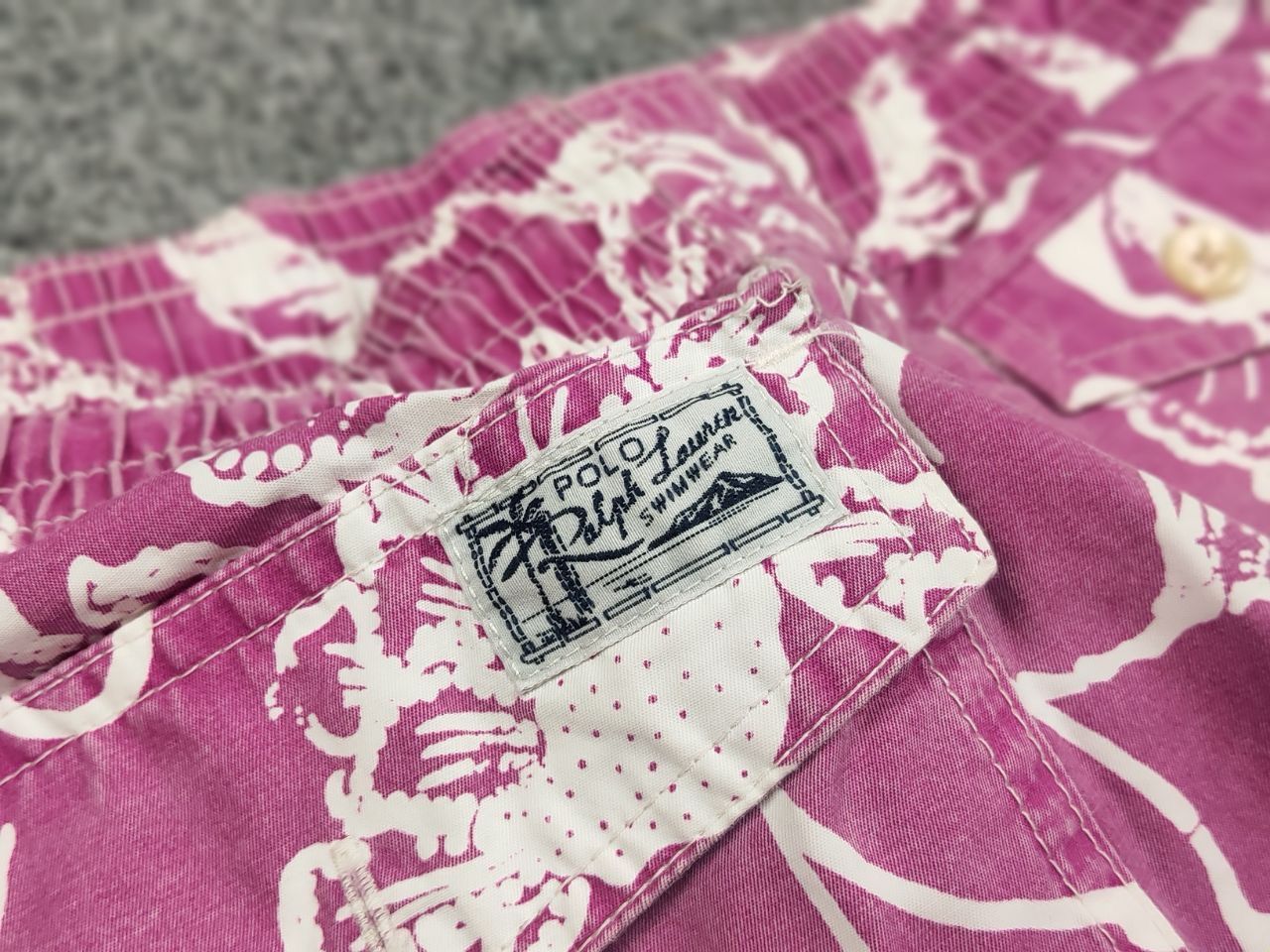 Polo Ralph Lauren Polo Ralph Lauren Pink Flowers Canvas Nylon Shorts Vintage Size US 32 / EU 48 - 11 Thumbnail