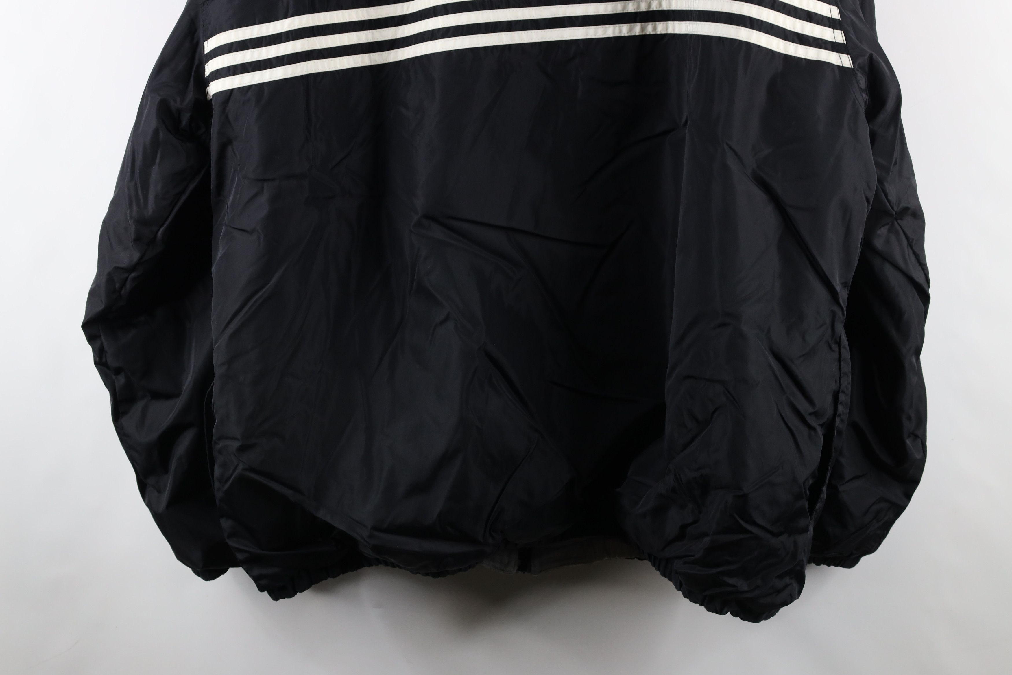 Adidas × Vintage Vintage 90s Adidas Reversible Full Zip Jacket Black Gray Size US XL / EU 56 / 4 - 11 Thumbnail