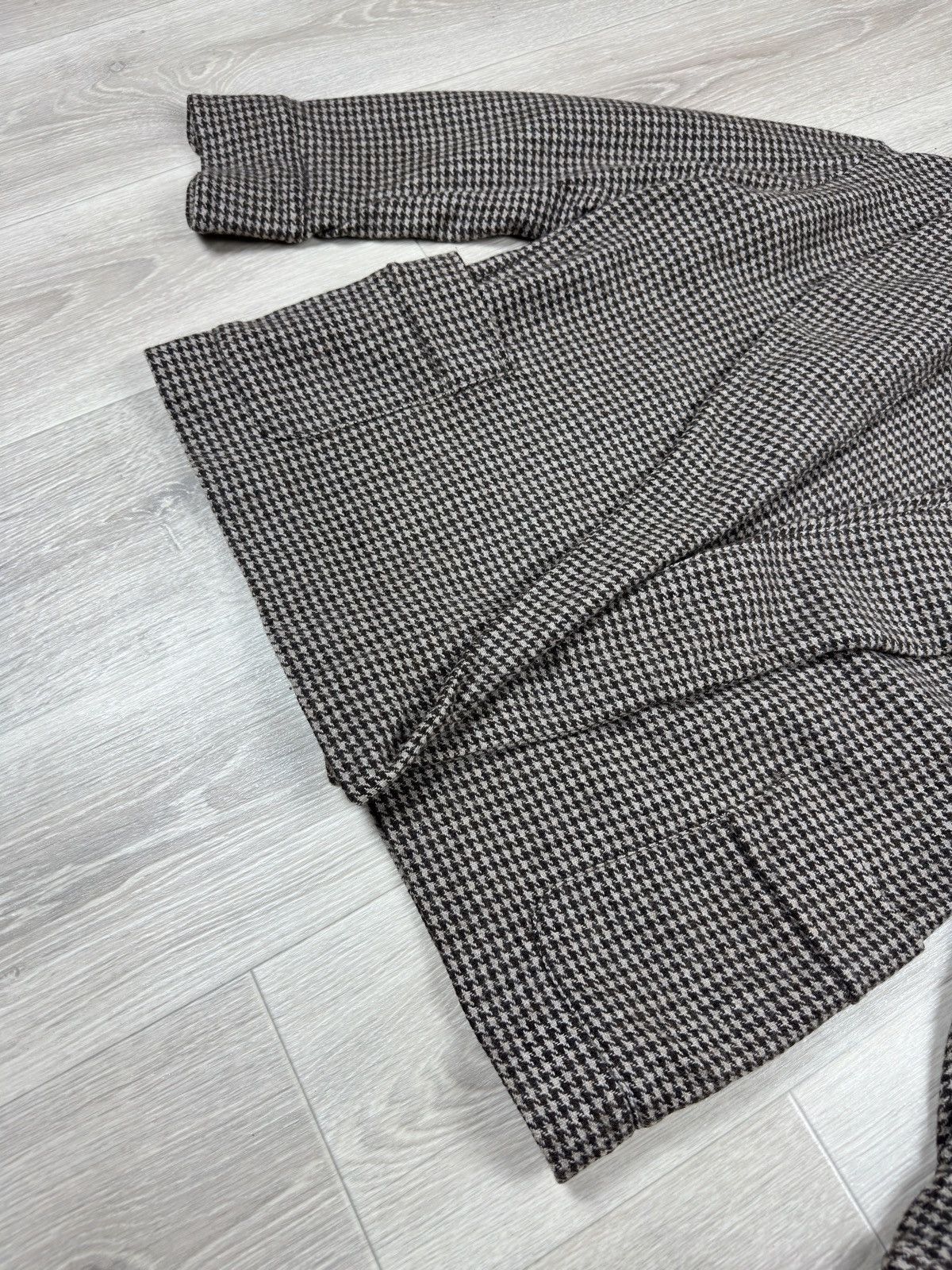 Isabel Marant Etoile Isabel Marant Etoile Beige Brown Houndstooth Wool Blazer Size XS / US 0-2 / IT 36-38 - 3 Thumbnail