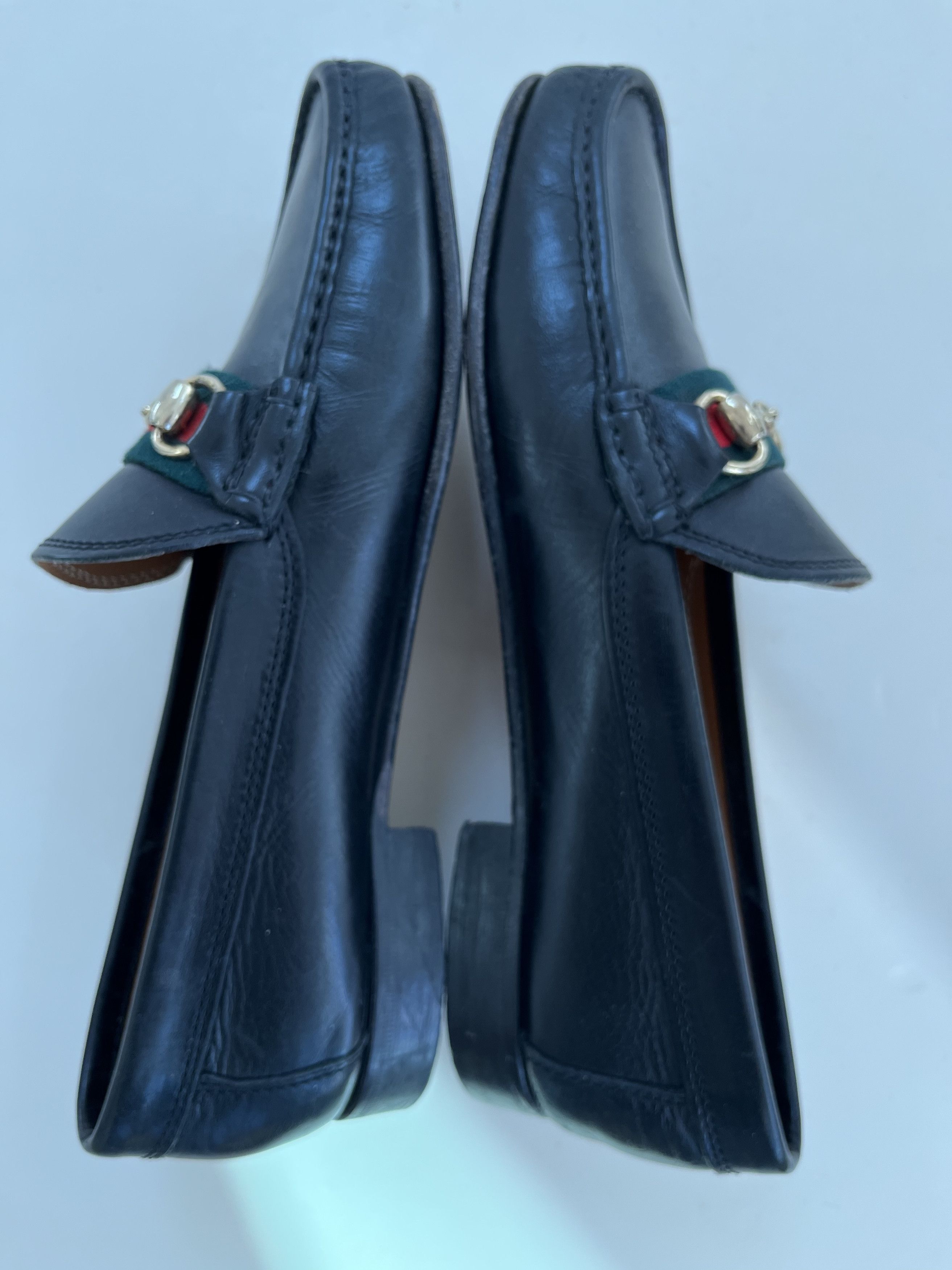 David Eden × Shipton & Heneage Black Leather Dress Loafer with Red Horsebit Accent Size US 10 / EU 43 - 5 Thumbnail