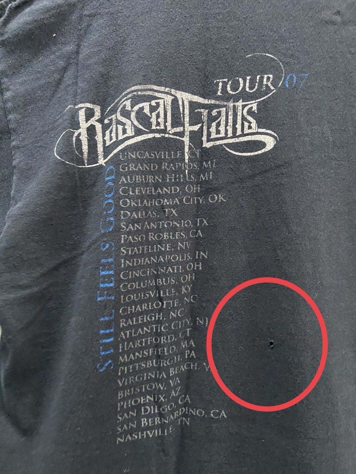 Band Tees RASCAL FLALLS STEEL FEELS GOOD 2007 TOUR TEE SHIRT Size US M / EU 48-50 / 2 - 7 Thumbnail