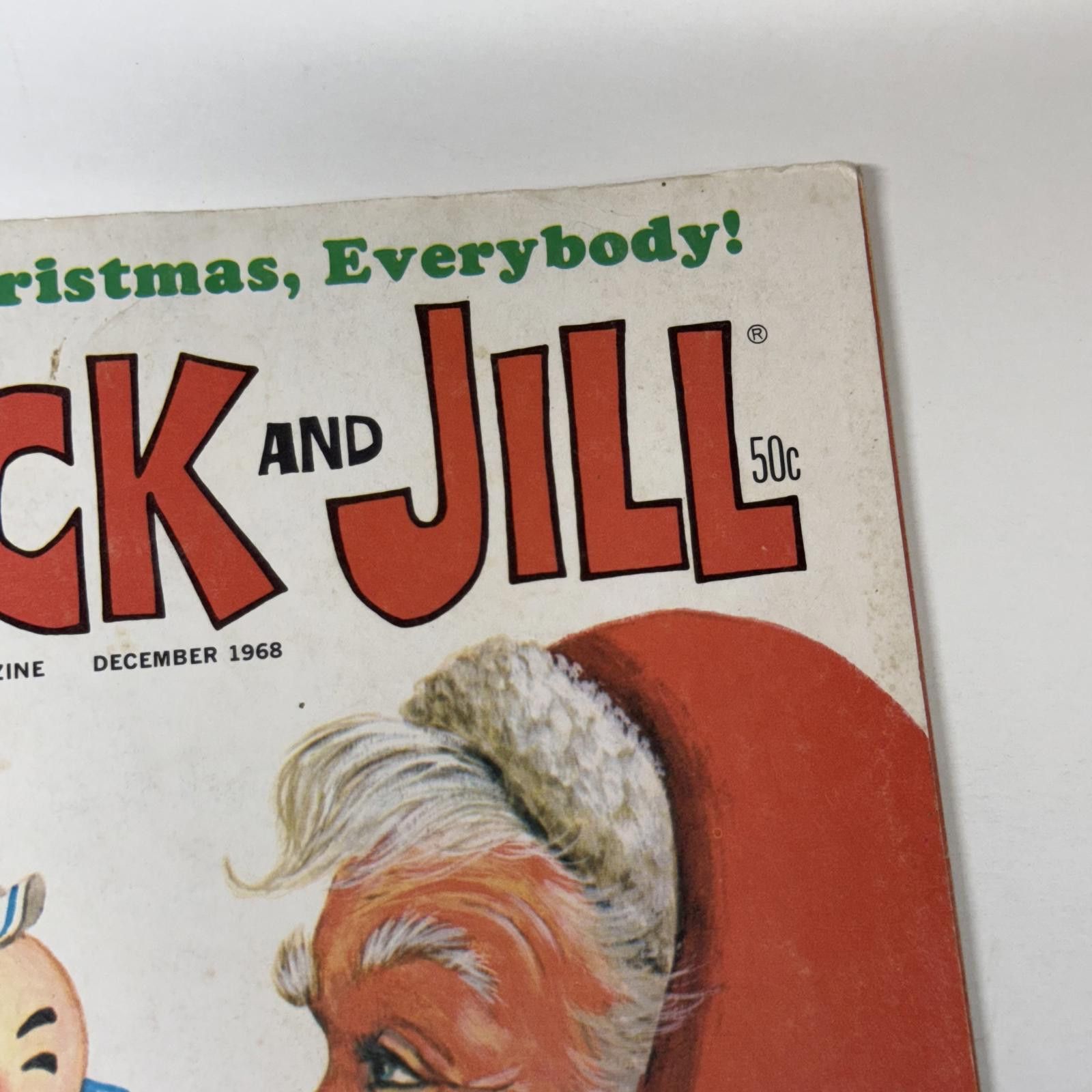 Designer Vintage Jack and Jill DEC 1968 Christmas Magazine Santa Size ONE SIZE - 5 Thumbnail