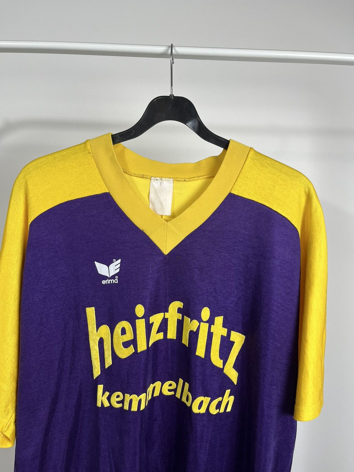 Erima Vintage Erima football soccer T shirt jersey Size US XL / EU 56 / 4 - 2 Thumbnail