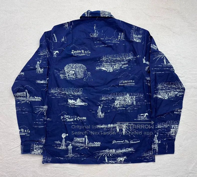 RRL Ralph Lauren RRL Ralph Lauren Printed workwear shirt Size US M / EU 48-50 / 2 - 2 Thumbnail
