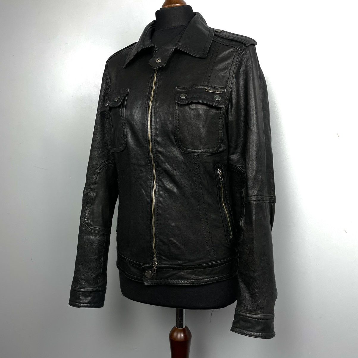 John Galliano John Galliano Women’s Leather Jacket Avantgarde y2k Size M / US 6-8 / IT 42-44 - 1 Thumbnail