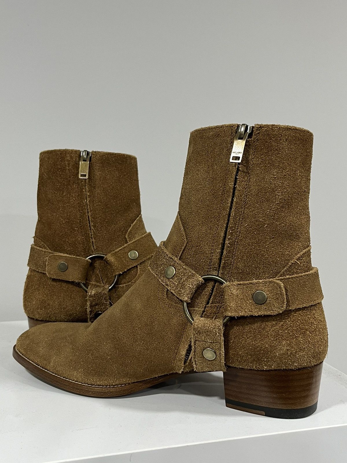 Yves Saint Laurent Wyatt harness boot. Size 41.5 | Grailed