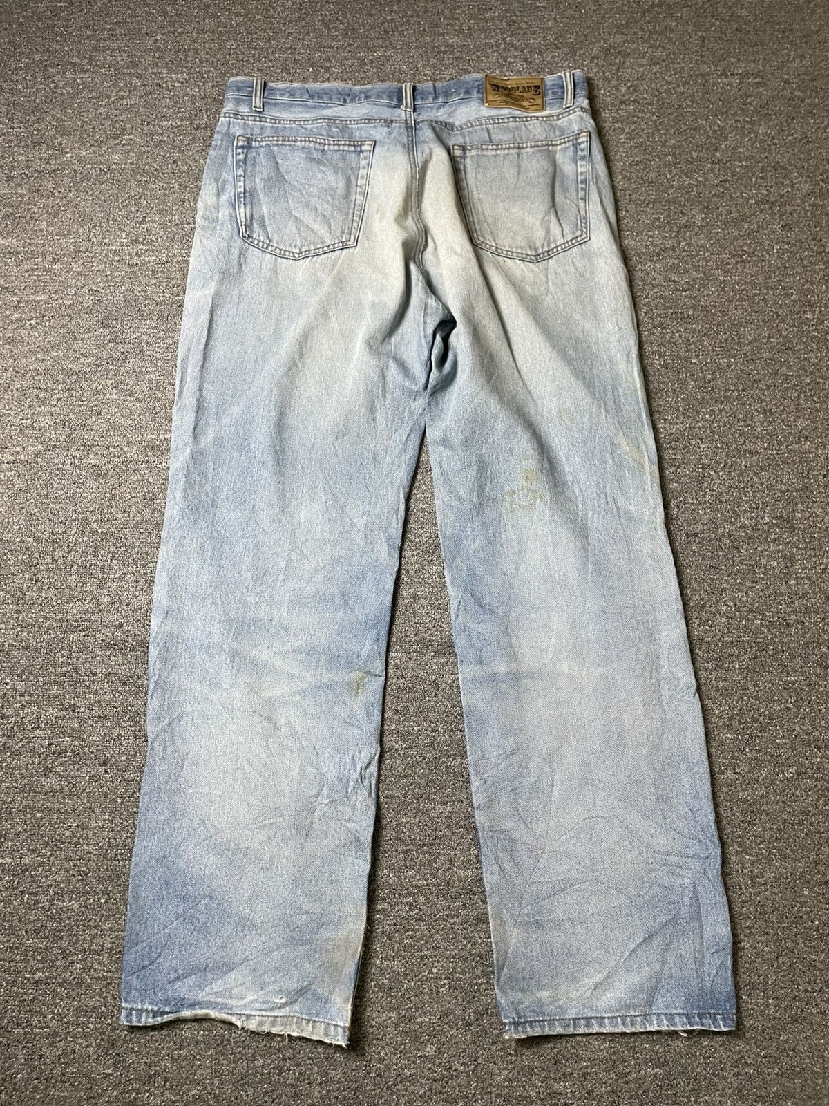 Japanese Brand × Vintage WOODLANE Brand Distressed Denim Jeans (106) Size US 37 - 8 Thumbnail
