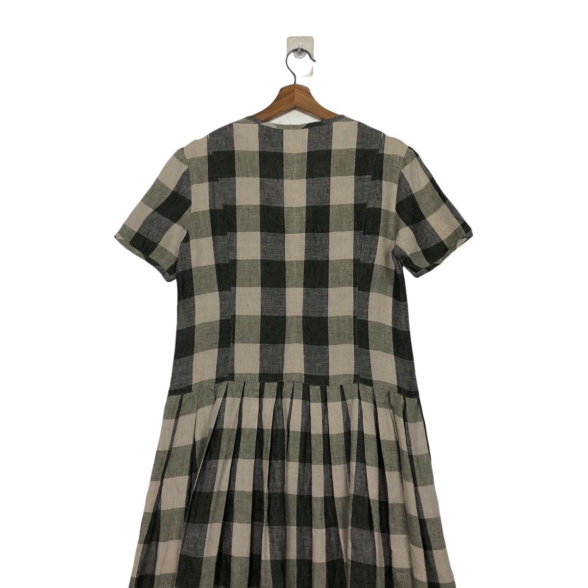 Issey Miyake 📌Vintage Gowns Mademoiselle Non Non Tartan Design Size M / US 6-8 / IT 42-44 - 14 Thumbnail