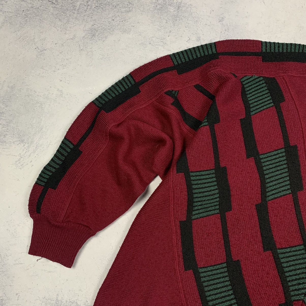 Carlo Colucci Vintage Carlo Collucci 3D Knit Wool Sweater West Germany 90s Size US M / EU 48-50 / 2 - 4 Thumbnail