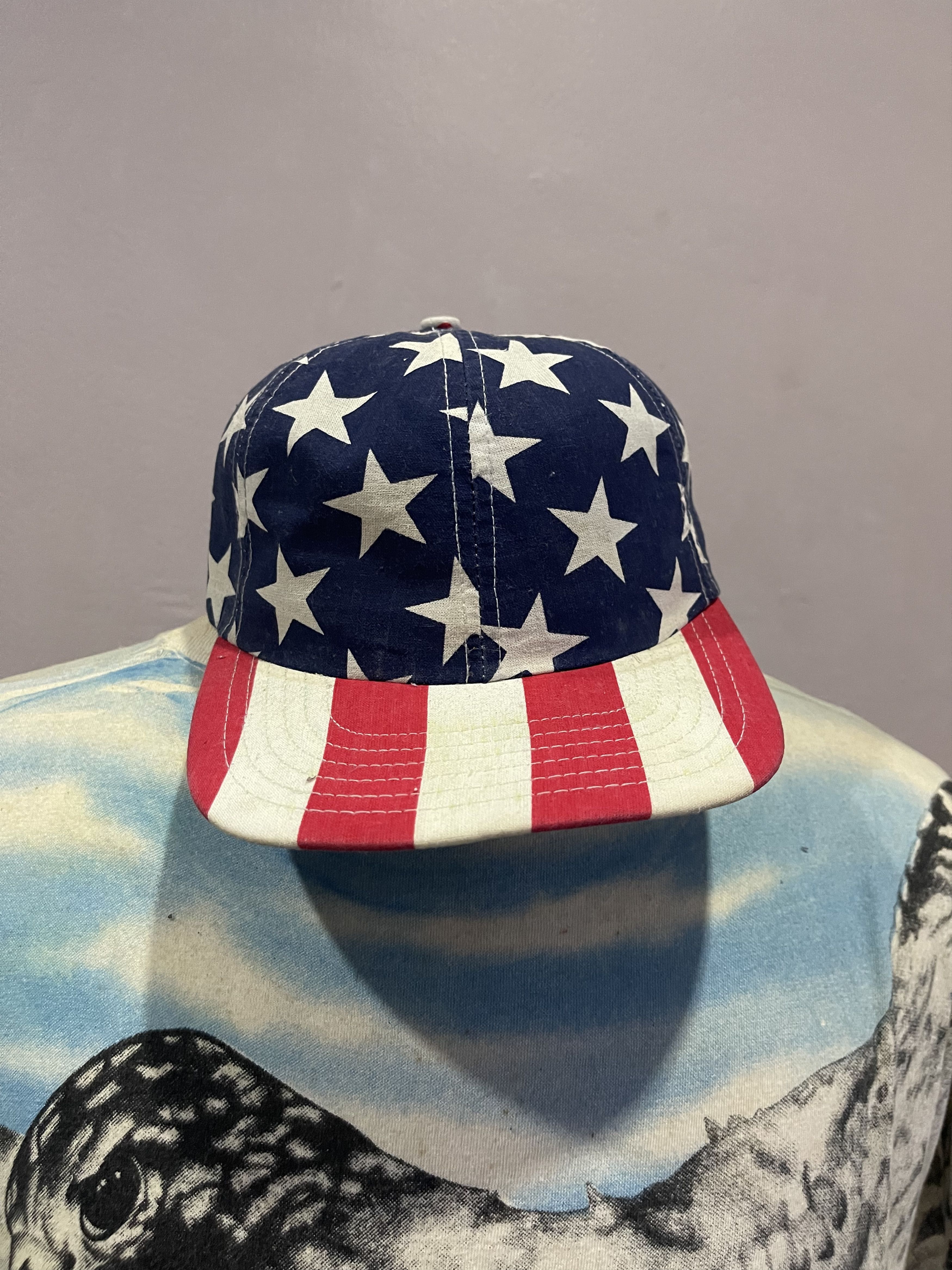 Vintage Vintage 90s Flat America Snapback Hat Cap Size ONE SIZE - 1 Thumbnail