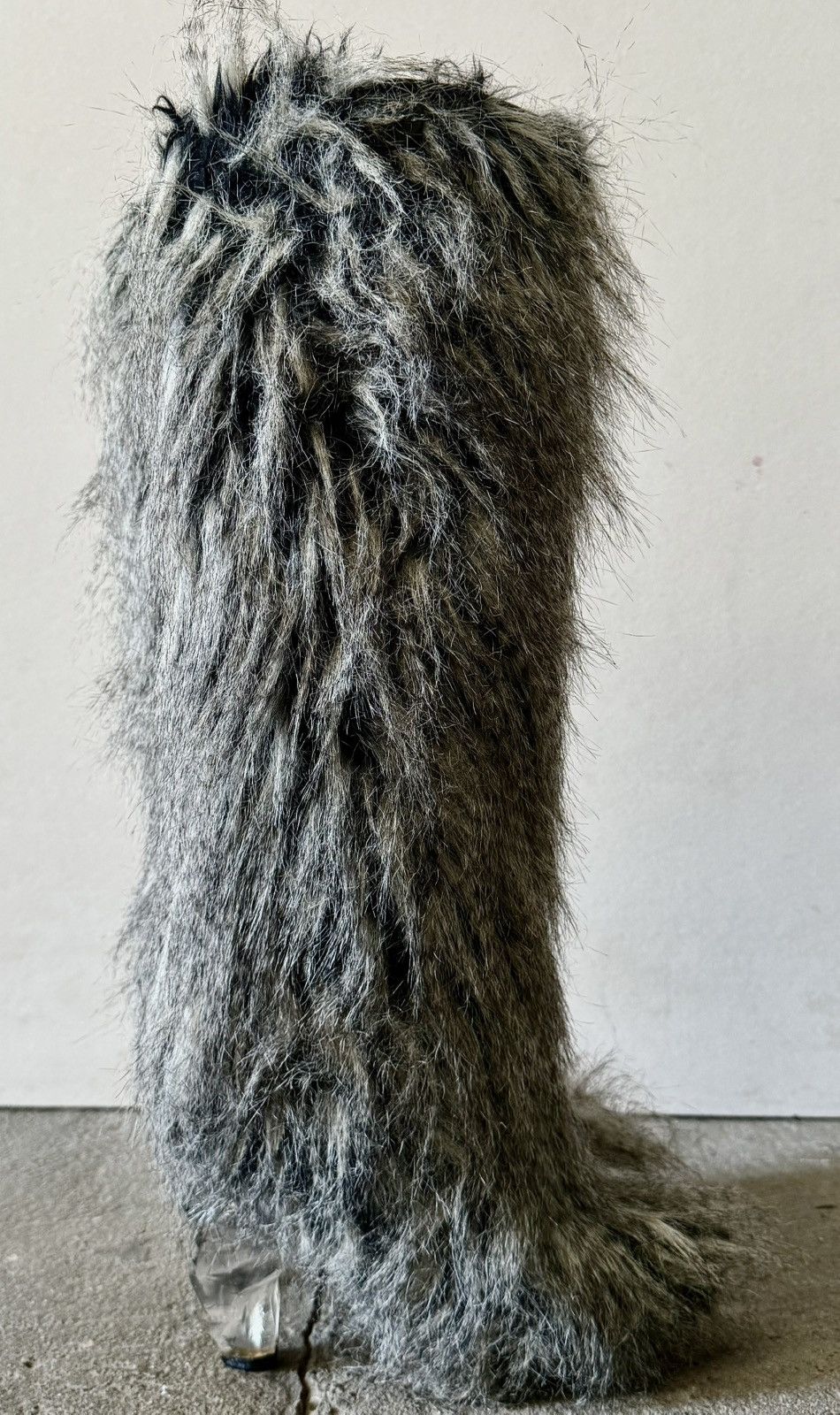 Chanel Chanel - FW2010 - Faux Fur Fantasy -Yeti Boots -Icicle Heels Size US 7 / IT 37 - 4 Thumbnail