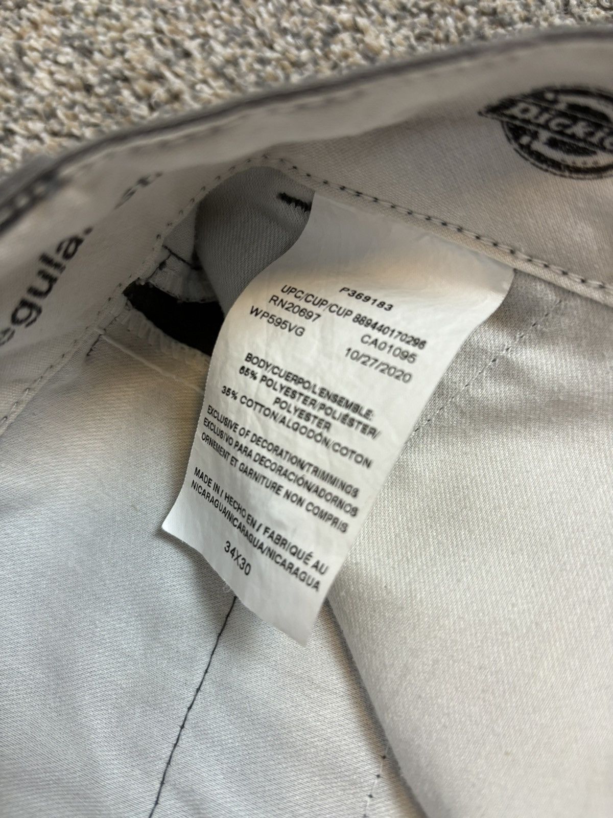 Dickies Gray dickies cargo pants Size US 34 / EU 50 - 7 Thumbnail