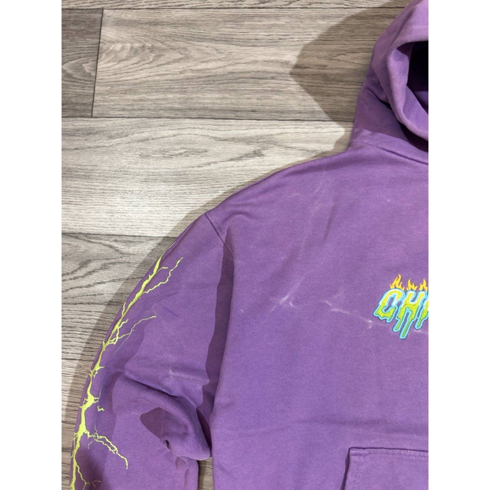 Vintage Childish TGF Bros Hoodie Mens Size S Oversized Purple Heavyweight Pullover Size US S / EU 44-46 / 1 - 7 Thumbnail