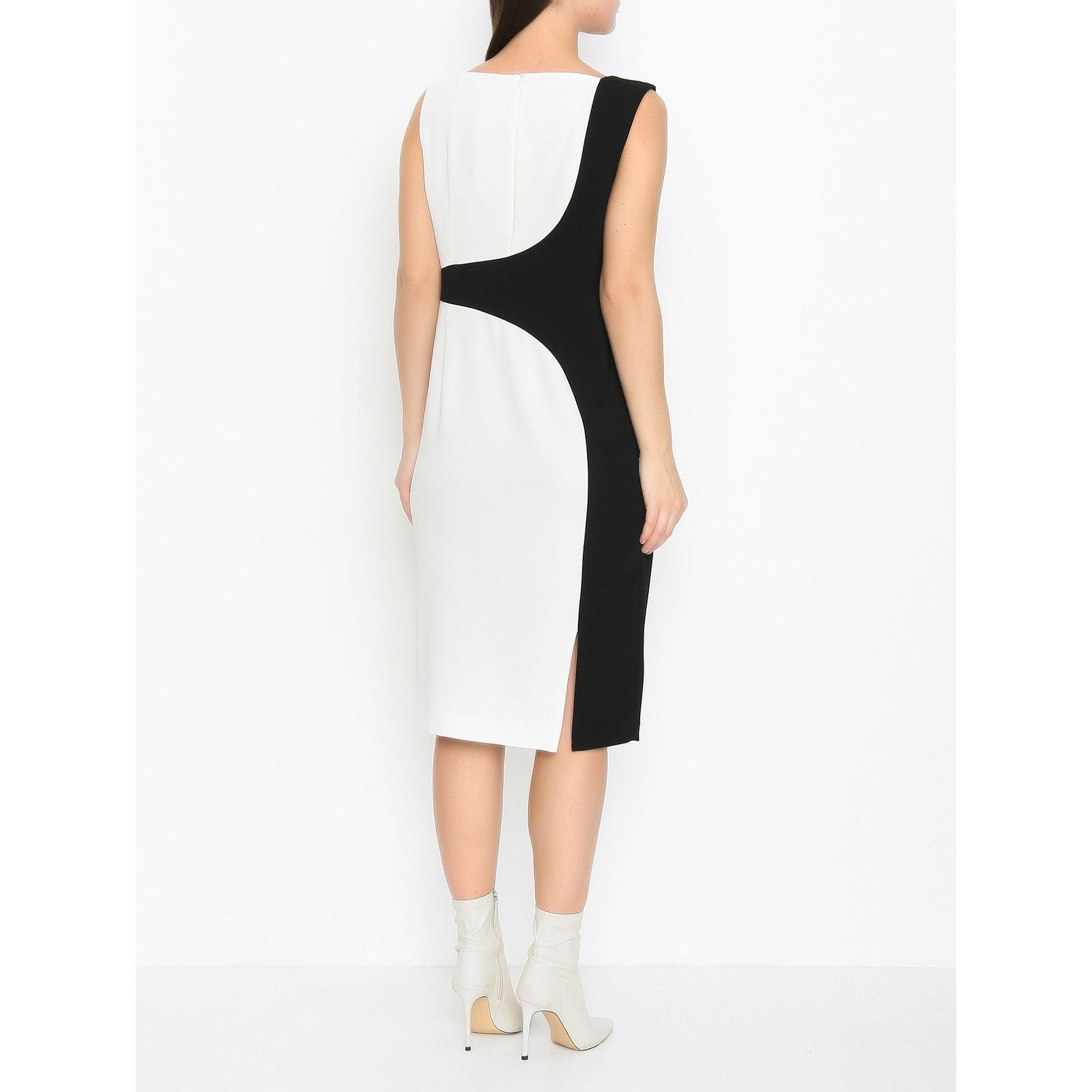 Marina Rinaldi Marina Rinaldi Color Block Sleeveless Sheath Midi Dress 24 Size 4XL / US 24-26 - 2 Thumbnail