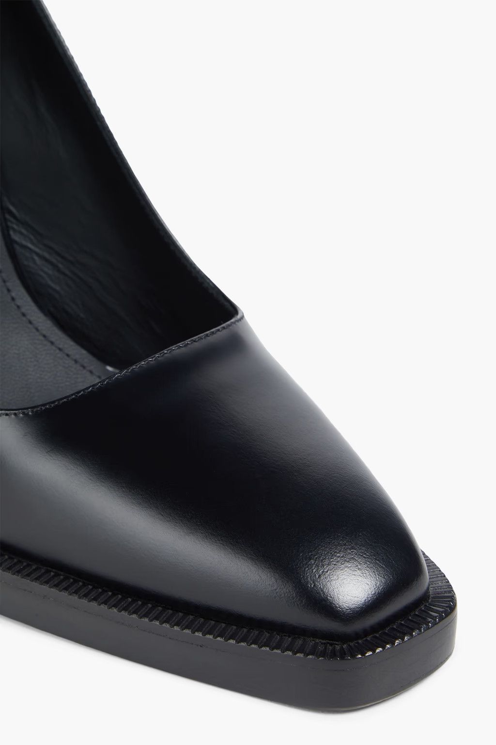 Salvatore Ferragamo o1y0426 Geometric Heel Pumps in Black Size US 10.5 / IT 40.5 - 3 Thumbnail