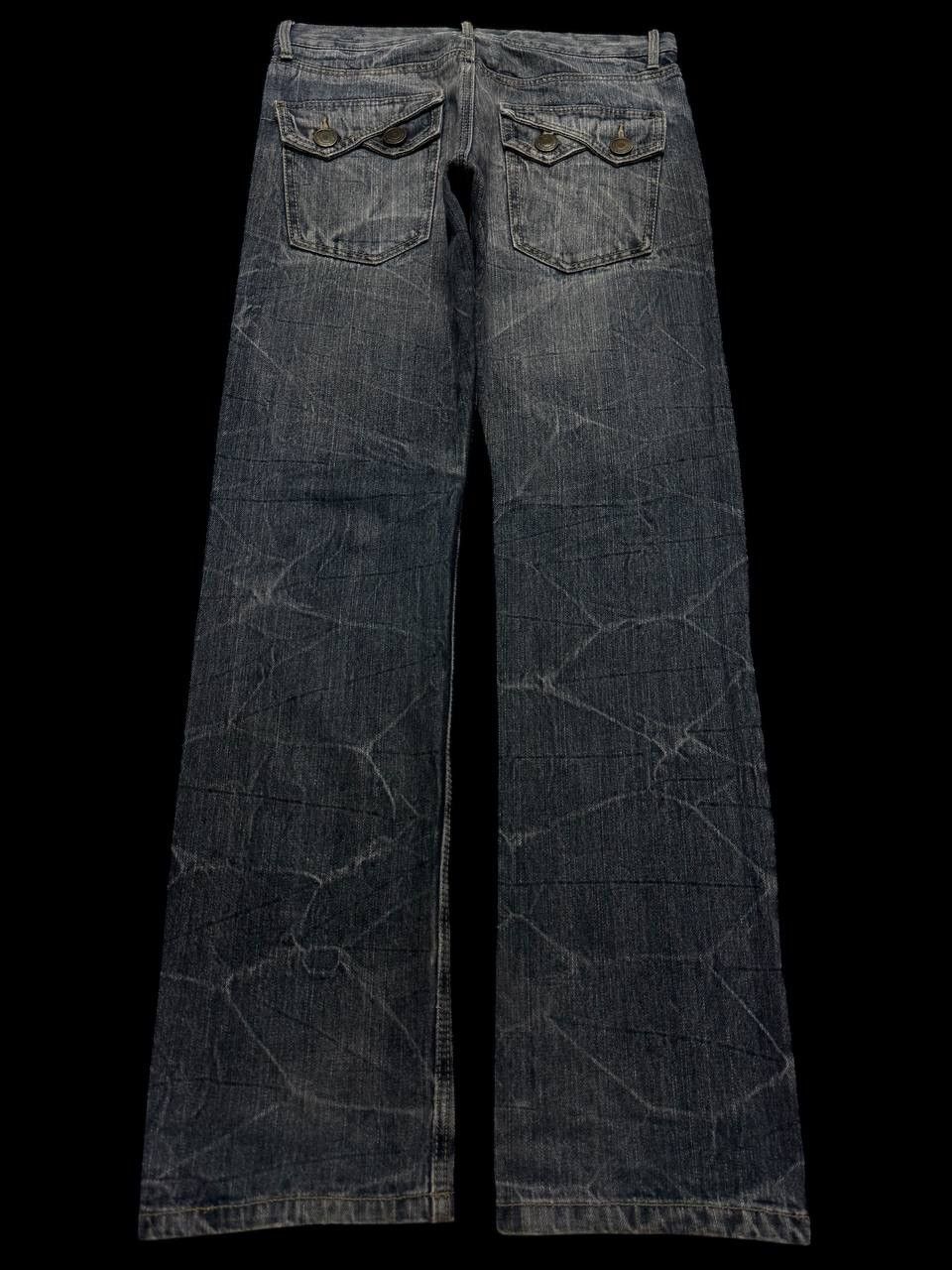 SICK Vintage Japanese Mudwash Distressed Ripped Insane Jean