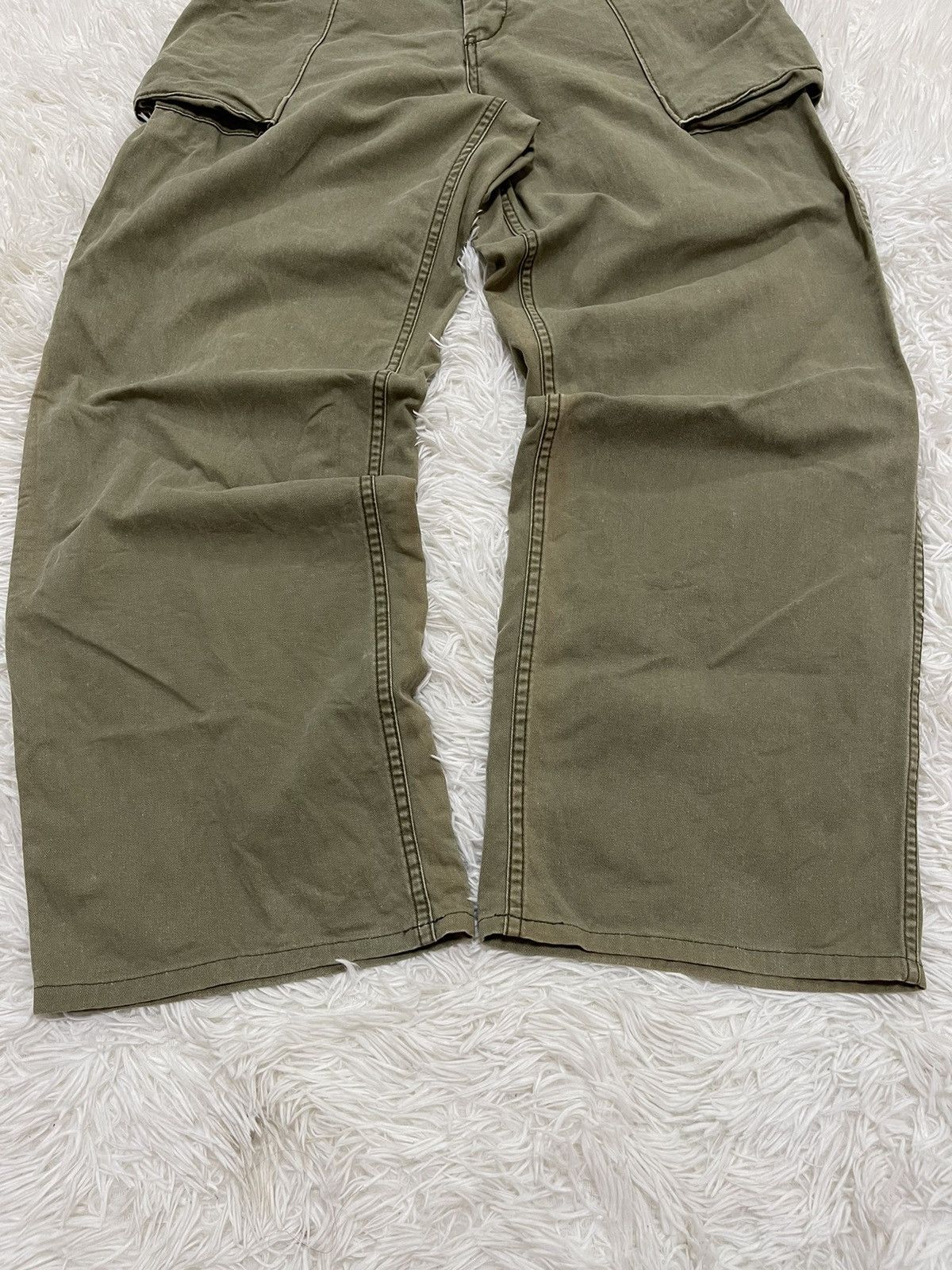 Schott Schott Monkey Baggy Military Style Vintage Cargo Pants Size US 30 / EU 46 - 11 Thumbnail
