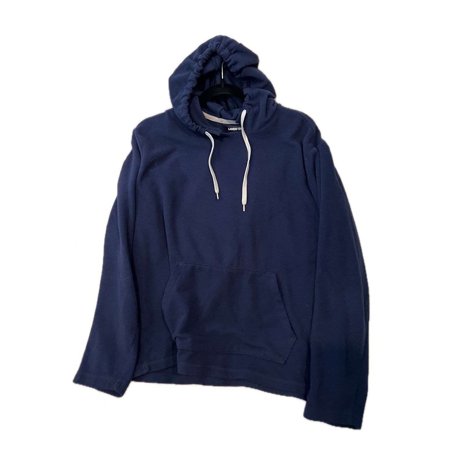 Lands' End Lands End Navy Blue Hoodie Mens M Size US M / EU 48-50 / 2 - 1 Thumbnail