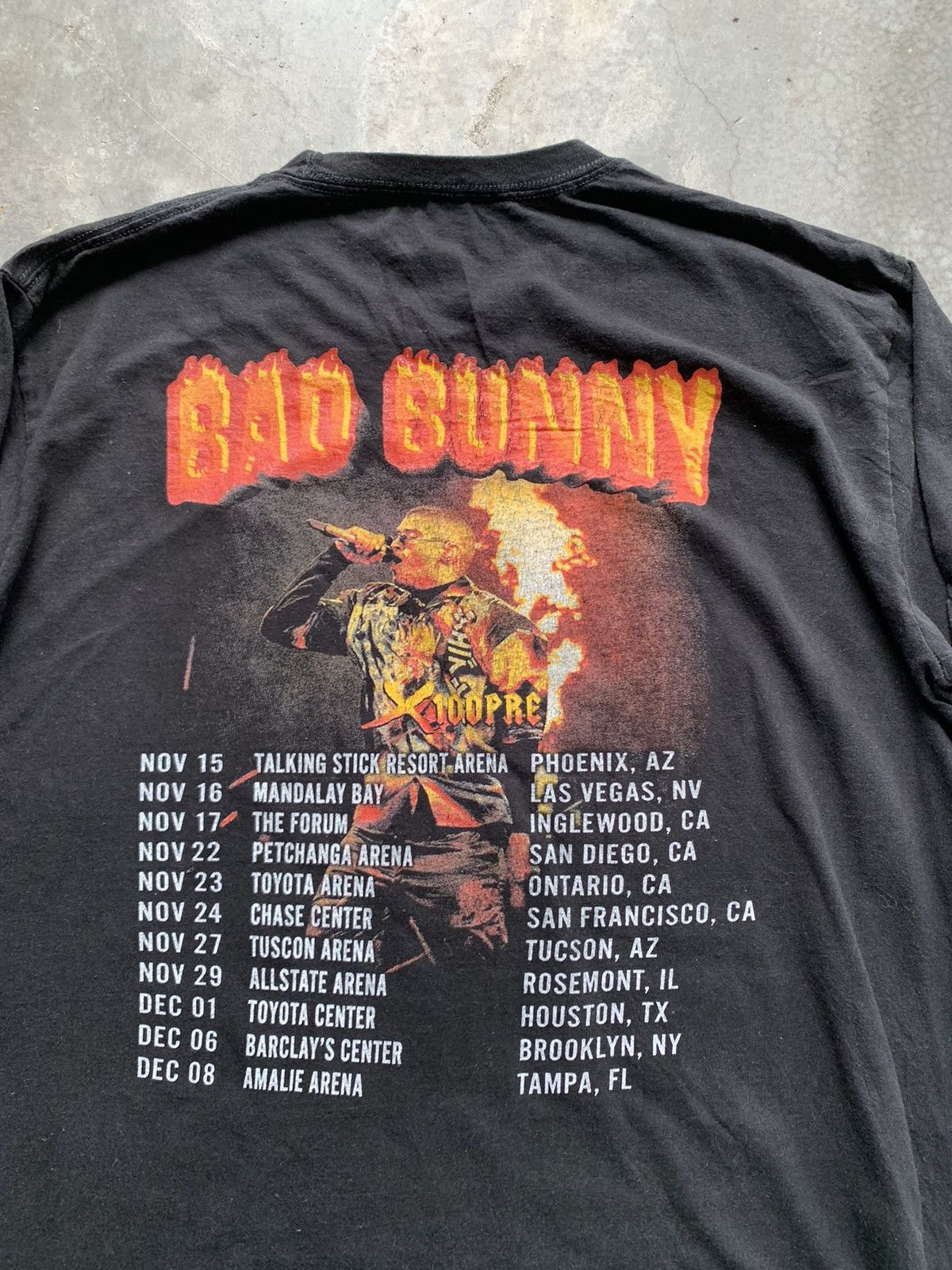Rap Tees Bad Bunny Tour Long sleeve Rap Tshirt Size US L / EU 52-54 / 3 - 2 Thumbnail