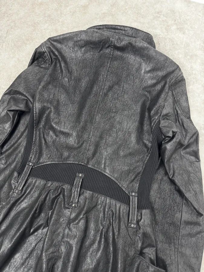Emporio Armani 2000s Emporio Armani Black Leather Combination Size 42R - 8 Thumbnail