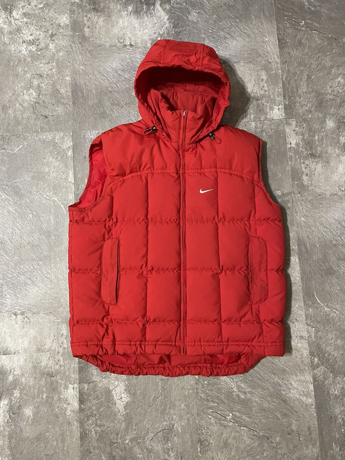 Nike Vintage Nike Y2K Puffer Down Vest Size US L / EU 52-54 / 3 - 3 Thumbnail
