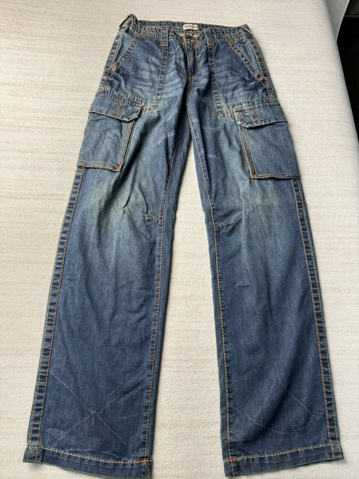 True Religion Denim cargo pants 26 Size 26" / US 2 / IT 38 - 1 Thumbnail