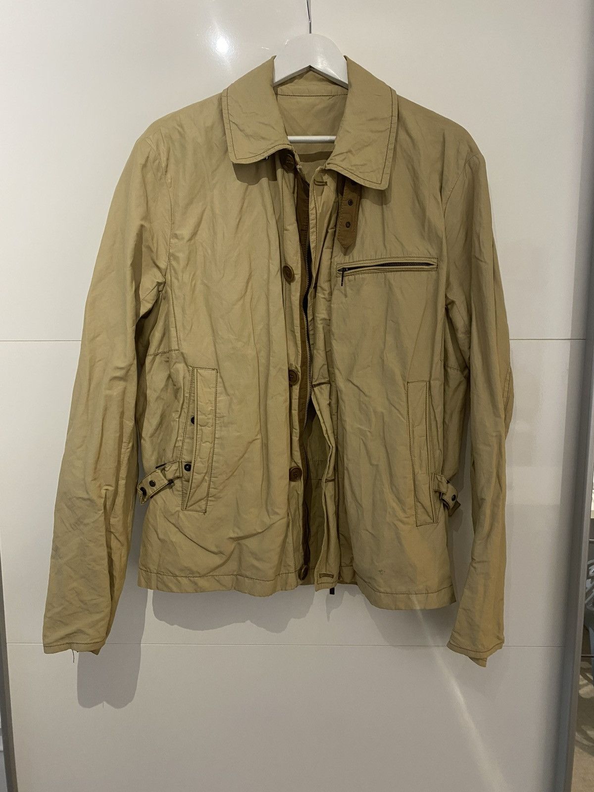 Moncler Vintage Moncler Motorcycle Jacket Size 4 Size US M / EU 48-50 / 2 - 1 Thumbnail