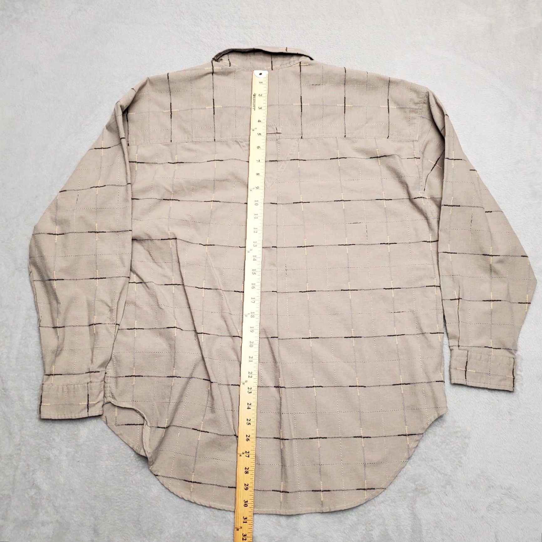 Doublet VTG Generra Shirt Men L Brown Plaid Long Sleeve Casual Button-Up 15.5 Vintage Mens Size US L / EU 52-54 / 3 - 6 Thumbnail