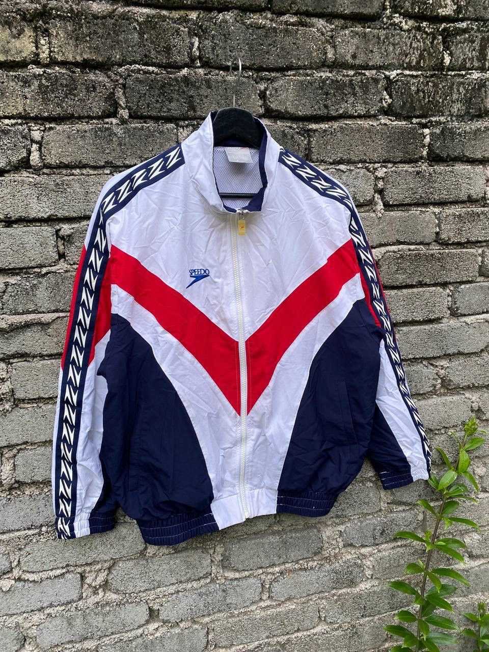 Speedo Vintage 89s Speedo Windbreaker Jacket Size US S / EU 44-46 / 1 - 6 Thumbnail