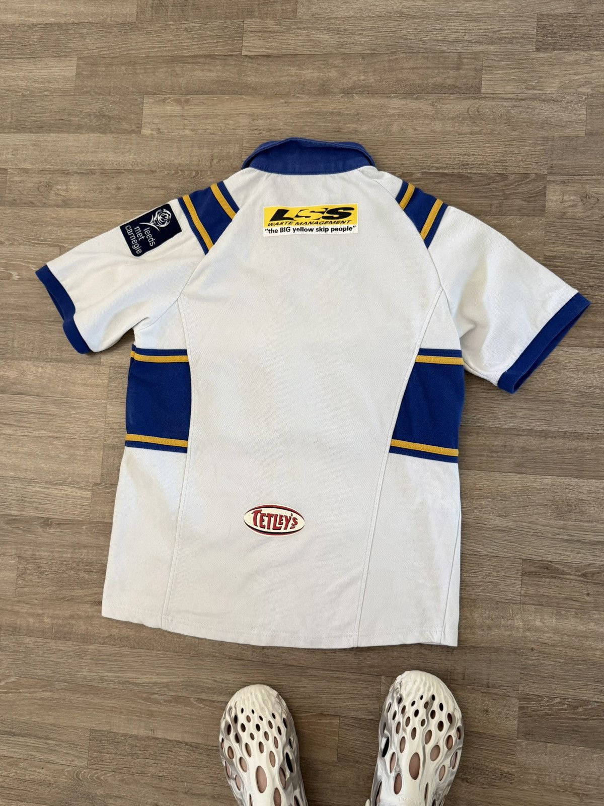 Vintage LEEDS RHINOS RUGBY Y2K LEAGUE FOOTBALL SHIRT ISC SIZE M Size US M / EU 48-50 / 2 - 8 Thumbnail