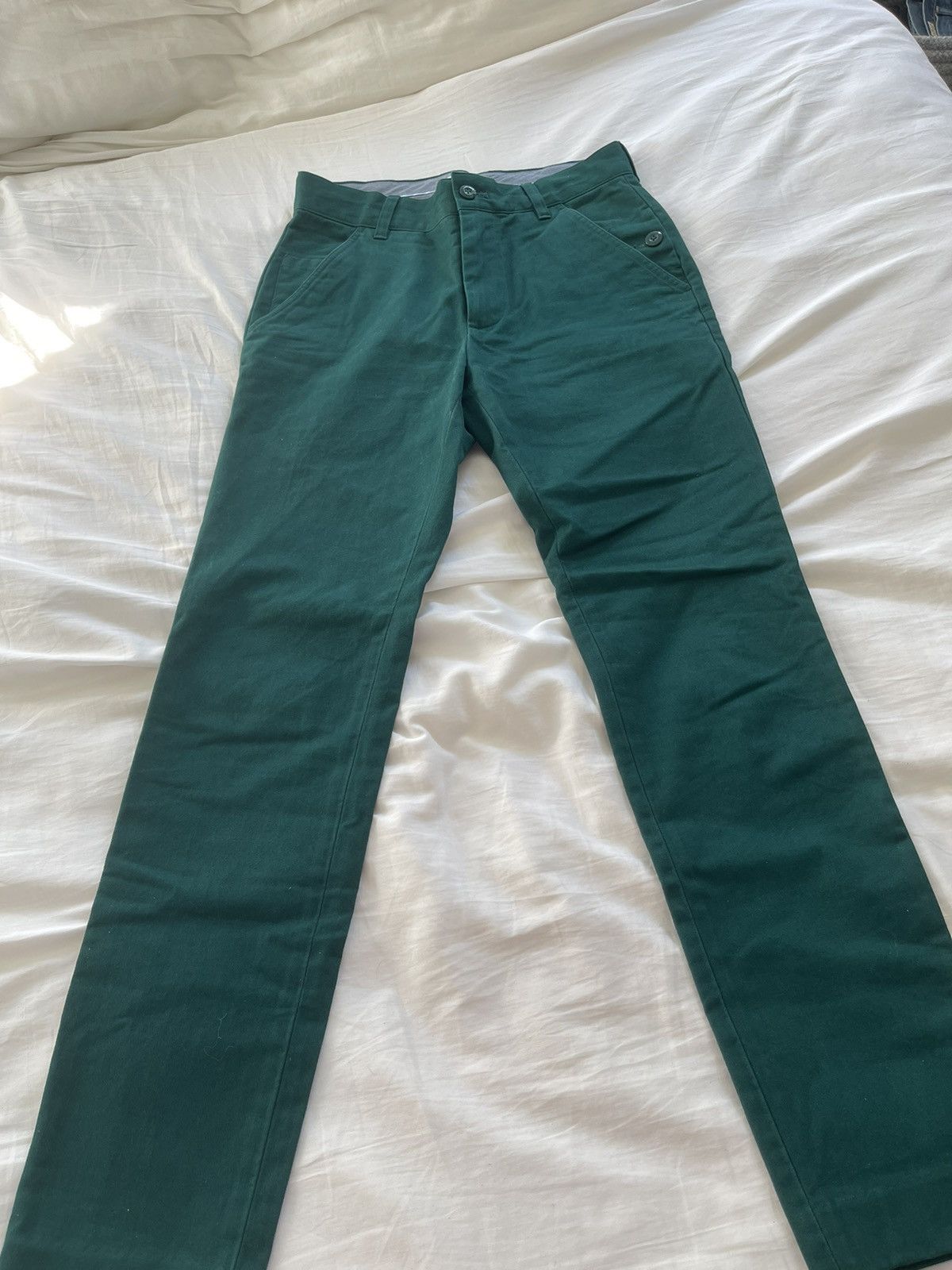 Aime Leon Dore Aime Léon Dore Core Chino Pants teal green XS Size US 28 / EU 44 - 2 Thumbnail