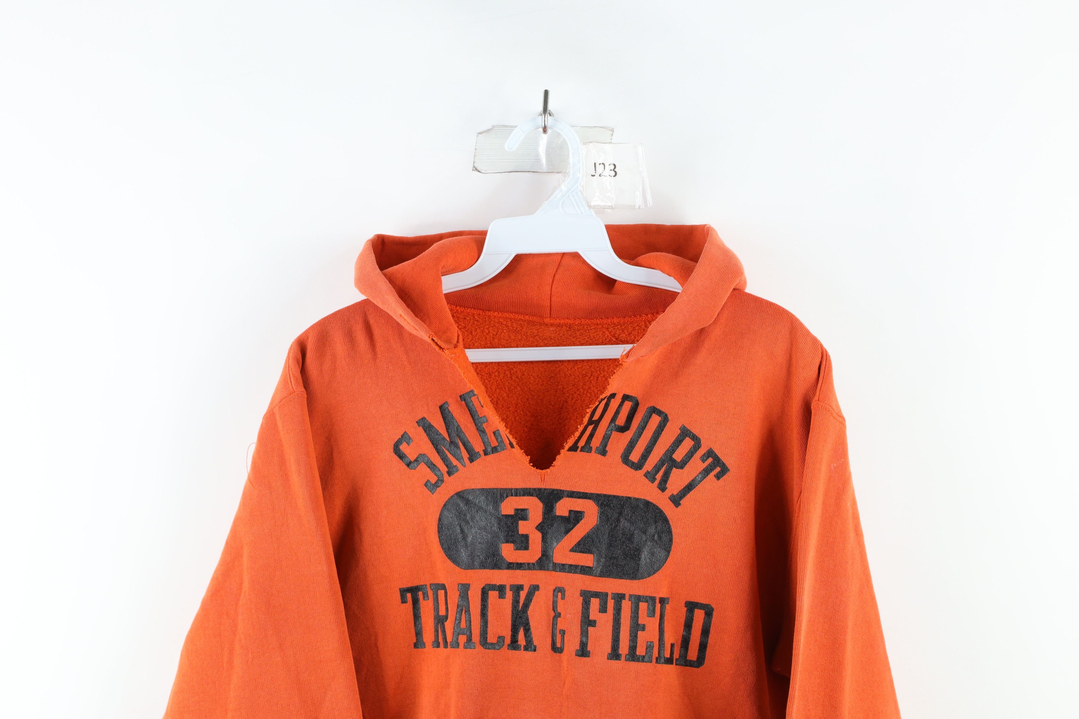 Russell Athletic × Vintage Vintage 80s Russell Athletic Track & Field Hoodie Sweatshirt Size US S / EU 44-46 / 1 - 2 Thumbnail