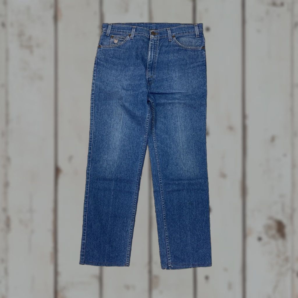 Levi's VINTAGE Levi’s Silver Medal Tab Jeans Men’s 36x32 35x29 Light Wash USA Made Denim Cotton Polyester Blue Regular Mens Jeans Size US 35 - 1 Thumbnail