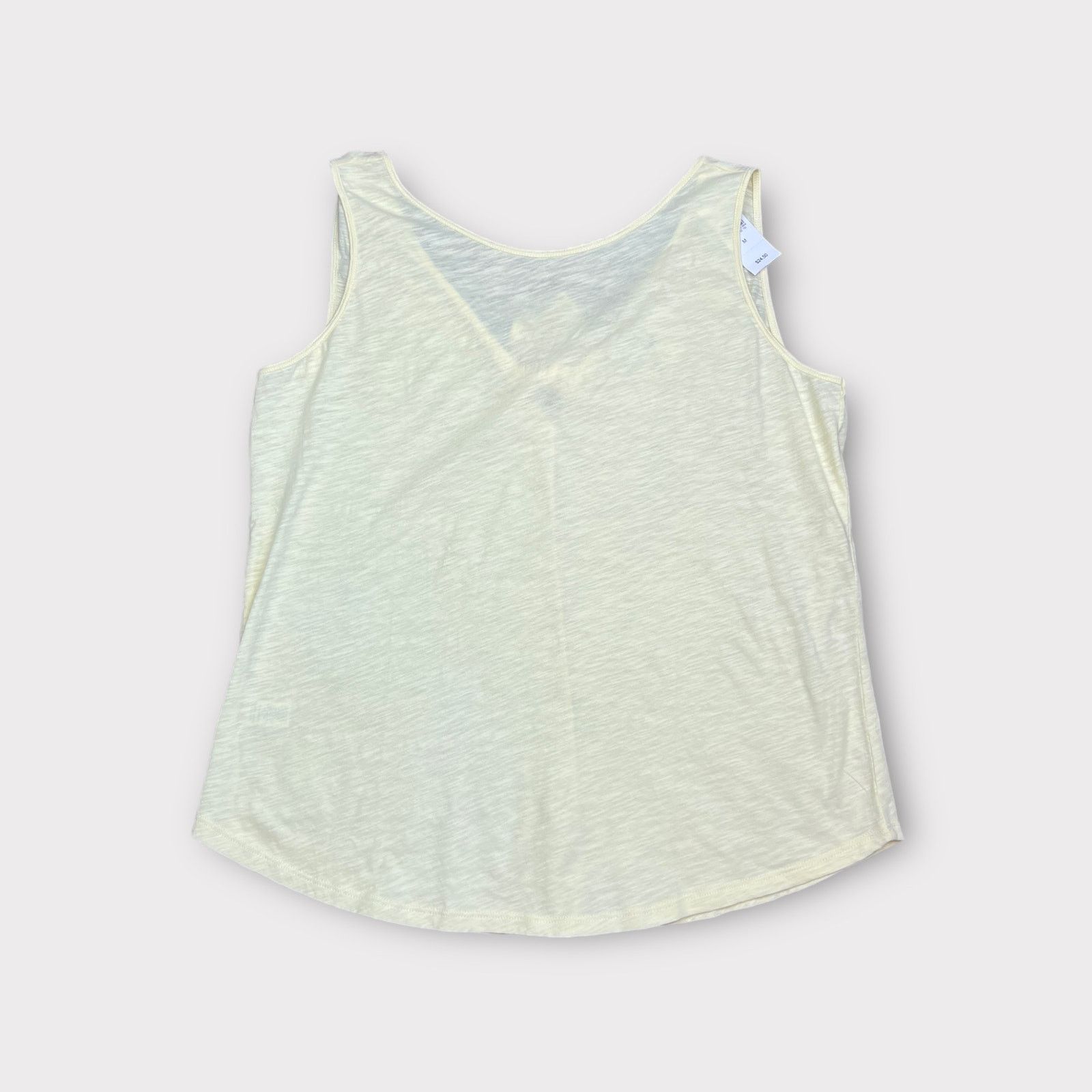 Ann Taylor Ann Taylor LOFT | Vintage Women Yellow Tie Back Tank Top Size M / US 6-8 / IT 42-44 - 3 Thumbnail