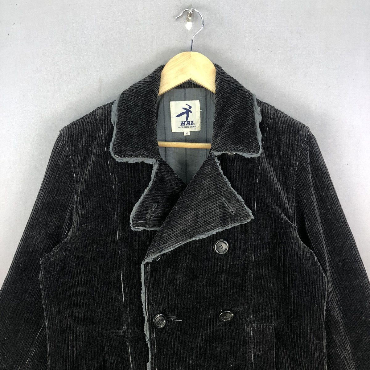 Issey Miyake 1980s HSG by Issey Miyake Double Breasted Corduroy jacket Size US S / EU 44-46 / 1 - 4 Thumbnail