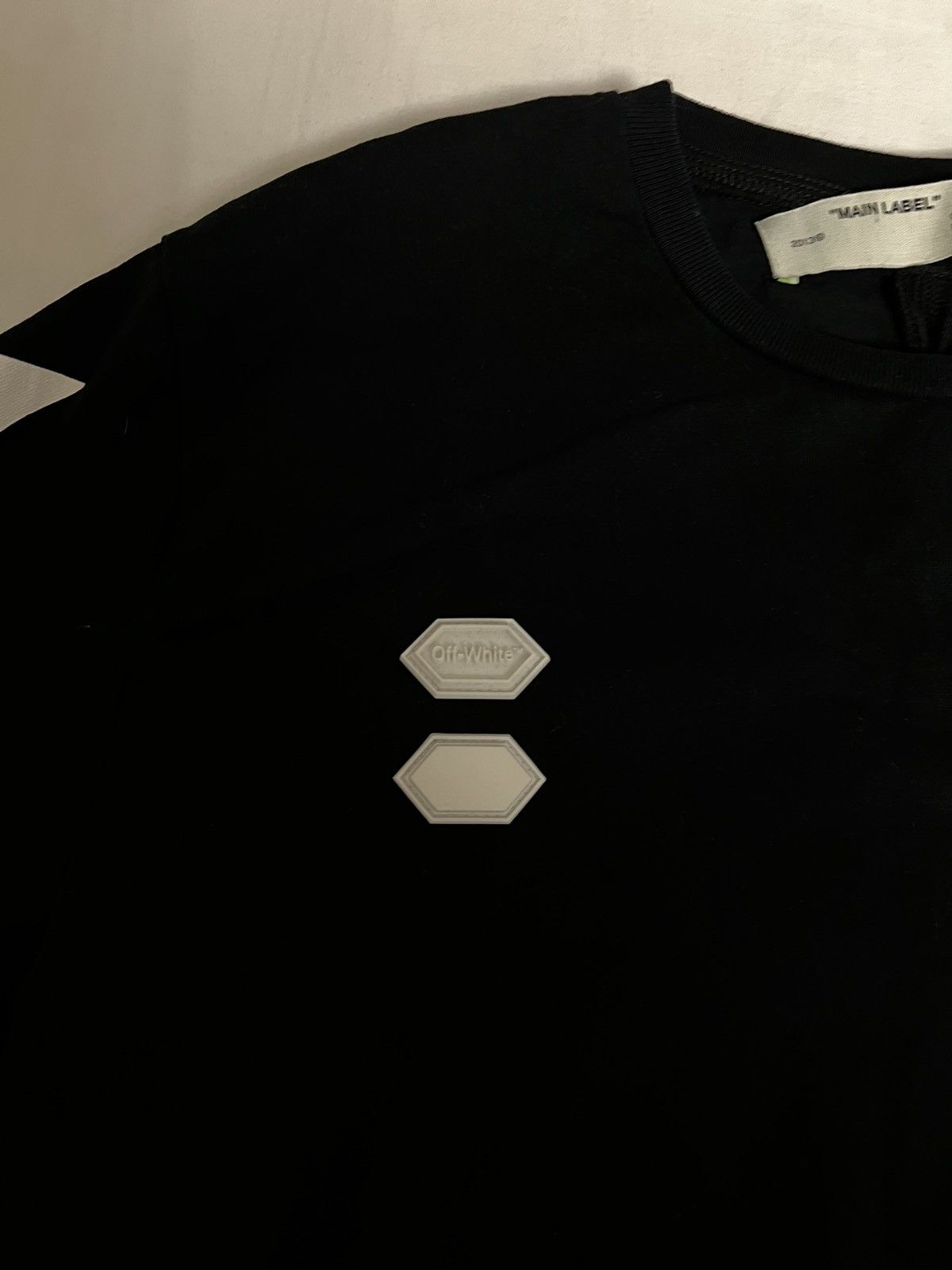 Off-White Off-White Black Diagonal Cards T-Shirt Size US L / EU 52-54 / 3 - 3 Thumbnail