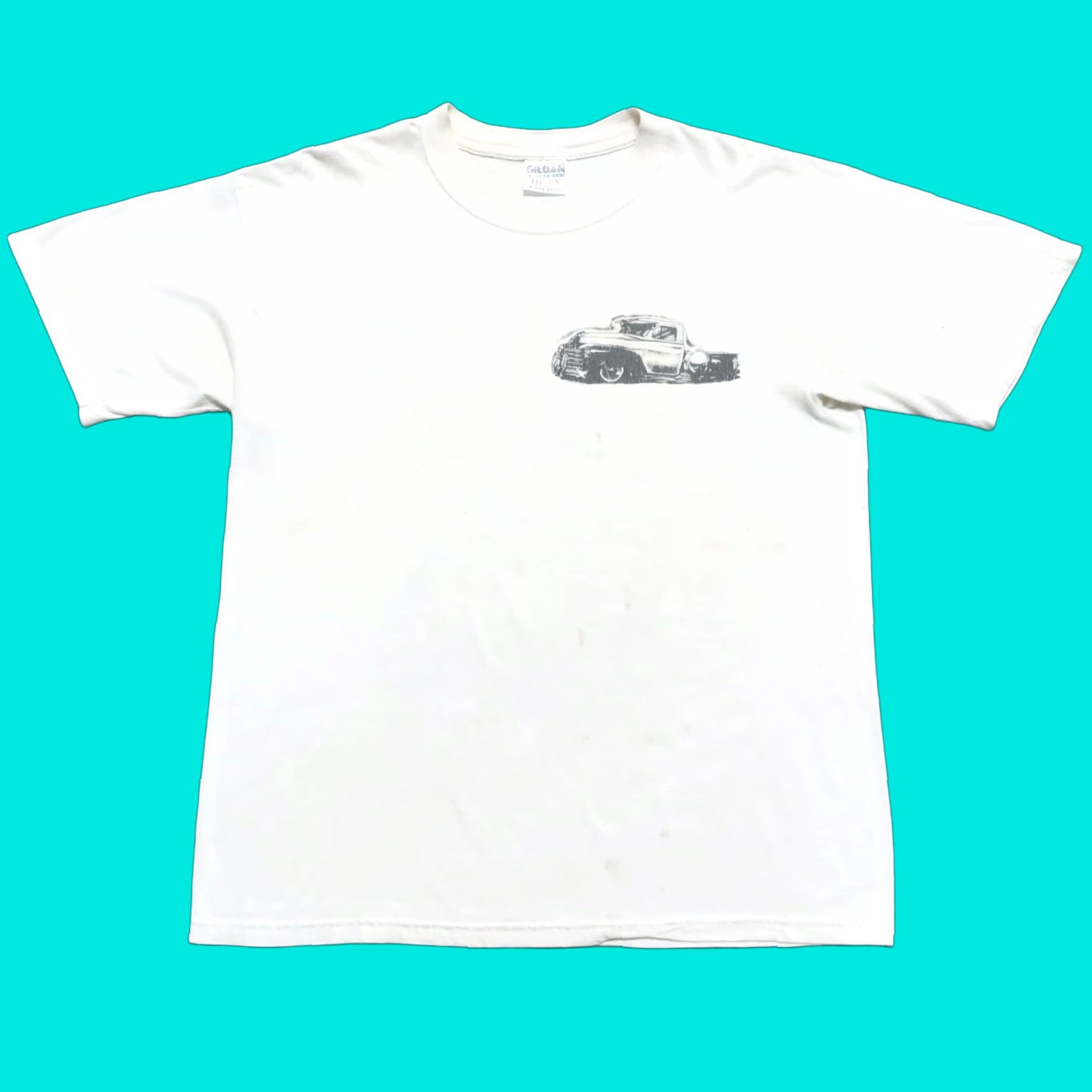 Vintage Vintage Crazy Azteca Shirt L Men White 90s Lowrider Cholo Shirt Size US L / EU 52-54 / 3 - 1 Thumbnail