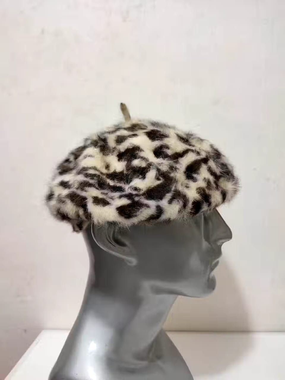 image of P&d Leopard Beret Hats, Women's