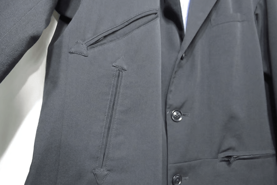 Yohji Yamamoto Yohji Yamamoto Pour Homme - Zipper Tailored Jacket Size US M / EU 48-50 / 2 - 7 Thumbnail
