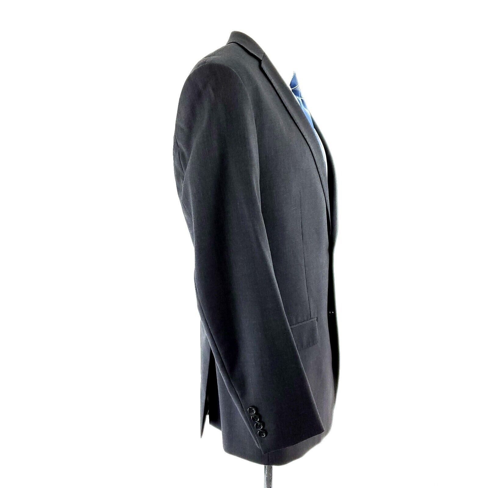 Joseph Abboud DAMAGED Joseph Abboud Wool 2 Button Blazer 36R Gray Tagged 4 Size 36R - 7 Thumbnail
