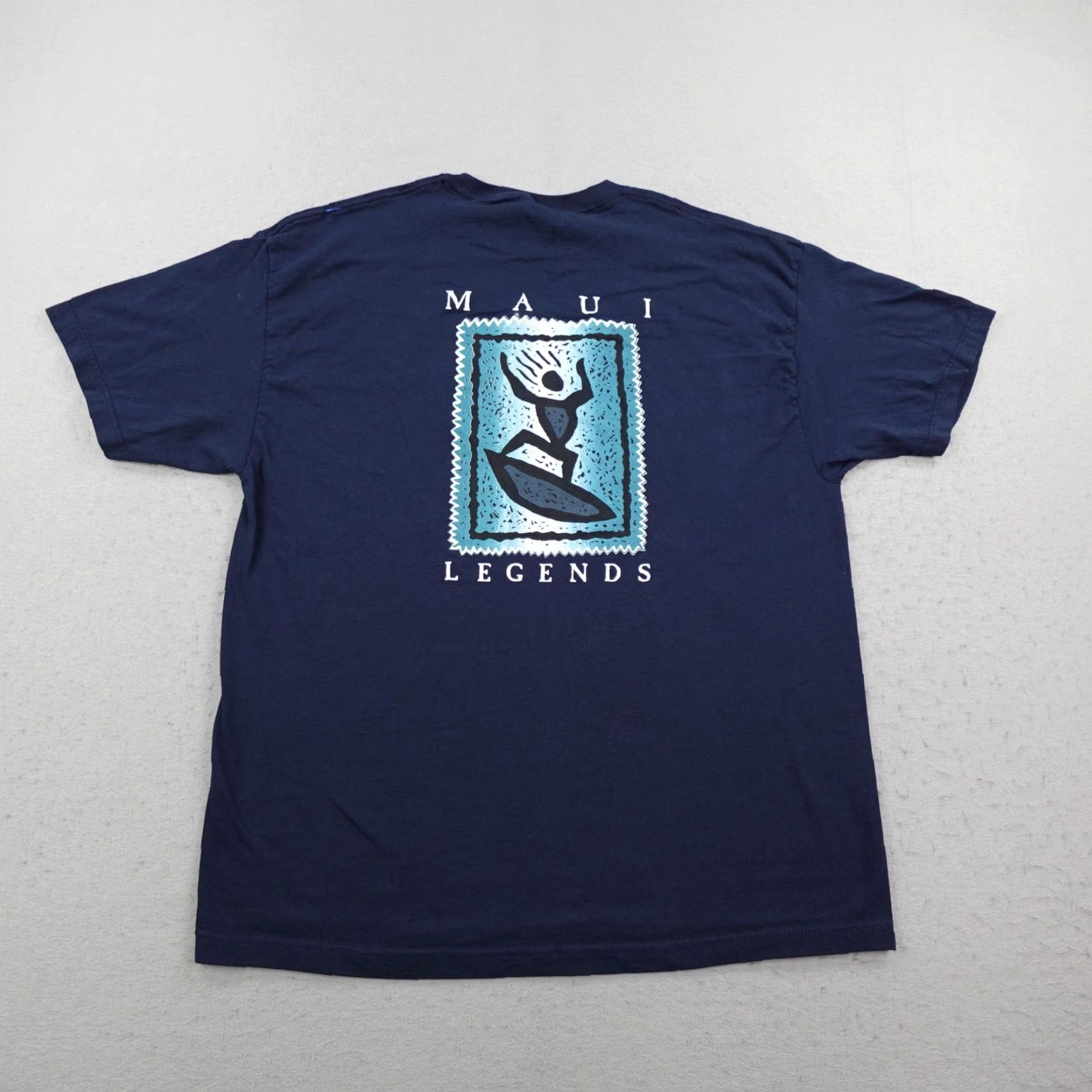 Vintage VINTAGE Maui Legends Shirt Mens 2XL Blue Hawaiian Surf Surfer Hawaii Aloha Y2K Size US XXL / EU 58 / 5 - 4 Thumbnail