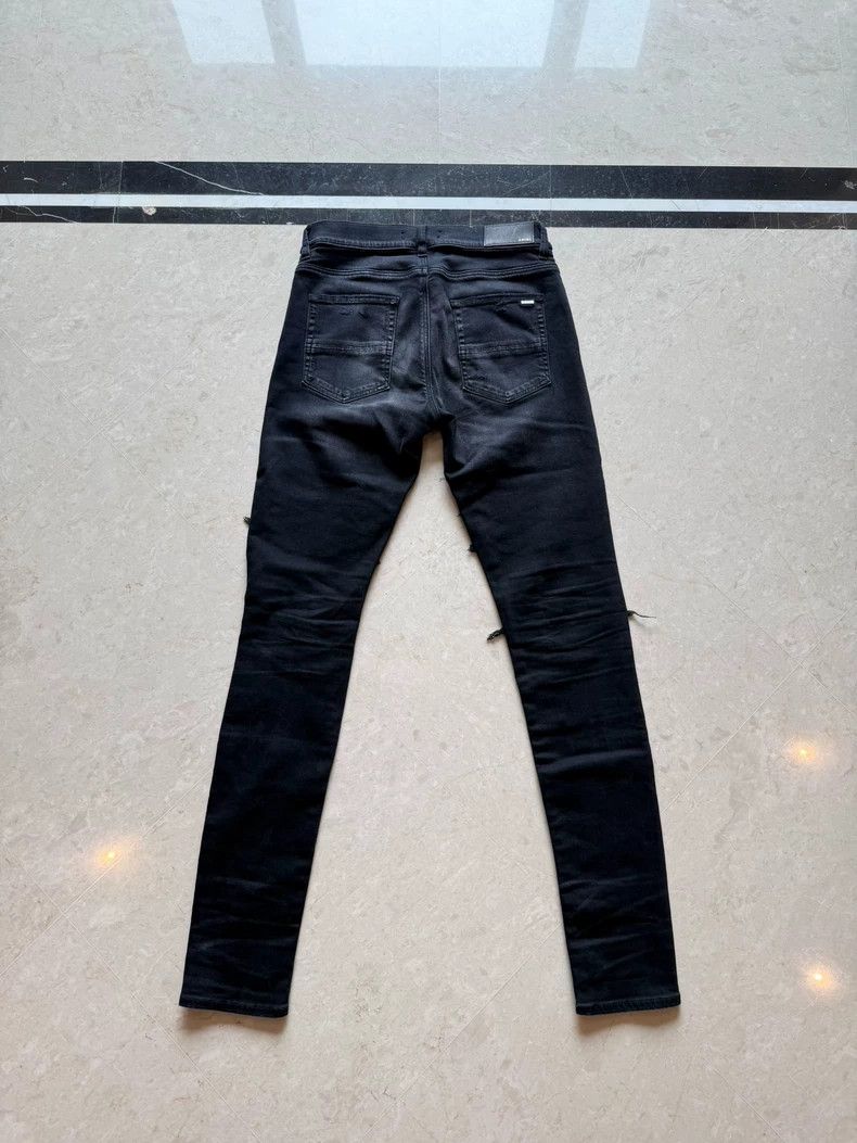 Amiri Amiri ripped vintage distressed skinny jeans Size US 32 / EU 48 - 2 Thumbnail